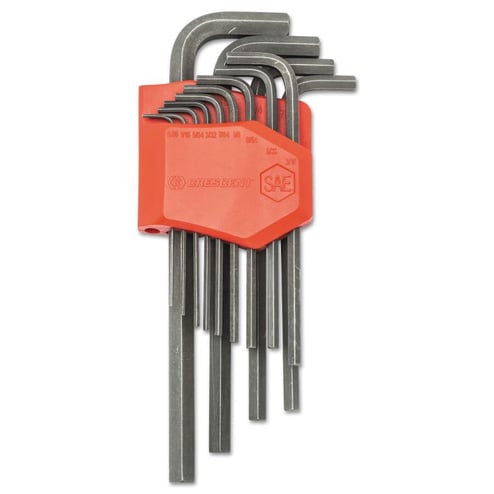 13 Piece Long Ball End Hex Key Sets, Ball Hex Tip, Inch | GT